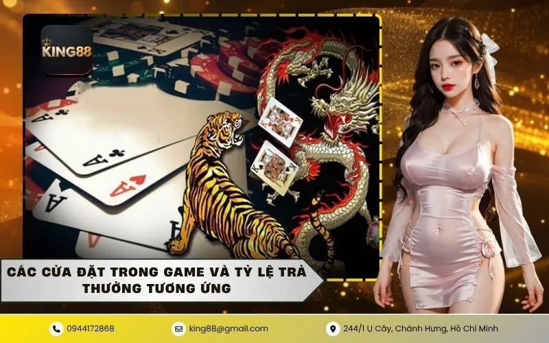 Các Cửa Đặt Trong Game Và Tỷ Lệ Trả Thưởng Tương Ứng